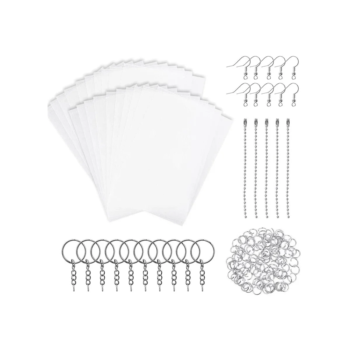 28 PCS Shrink Plastic Sheets, Shrinky Paper Sheet 20 X 14.5cm Heat