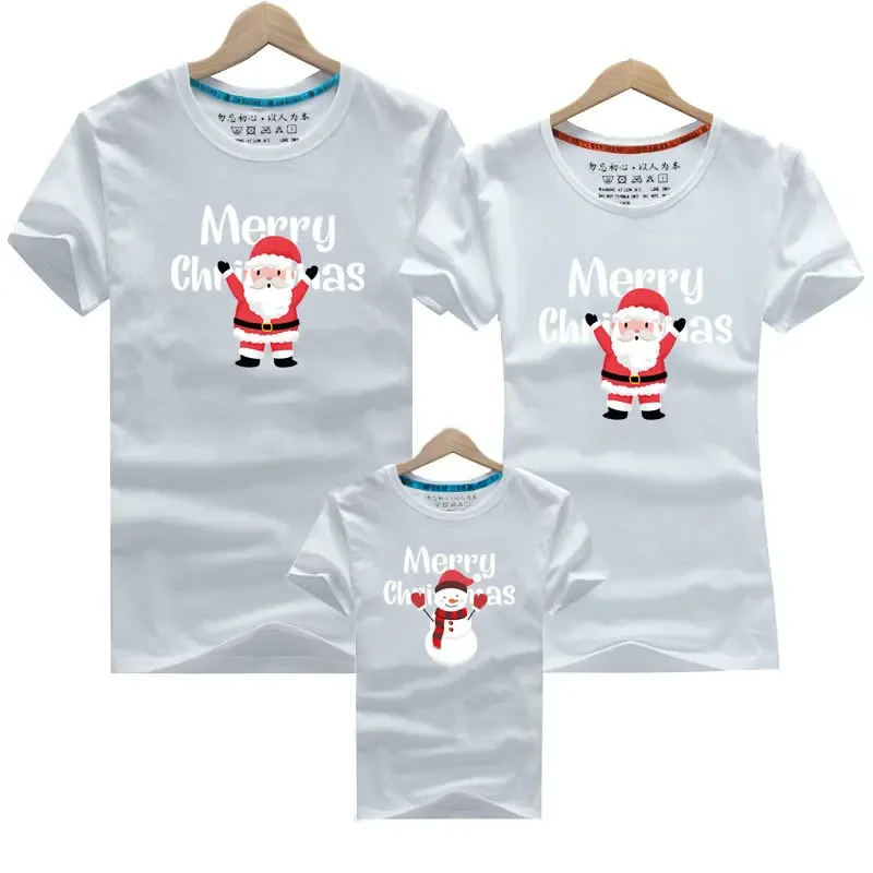 thumbnail image 1 of Camisetas familiares a juego de Navidad Camisetas para mamá, papá, niños Ropa de algodón para niños, 1 of 5