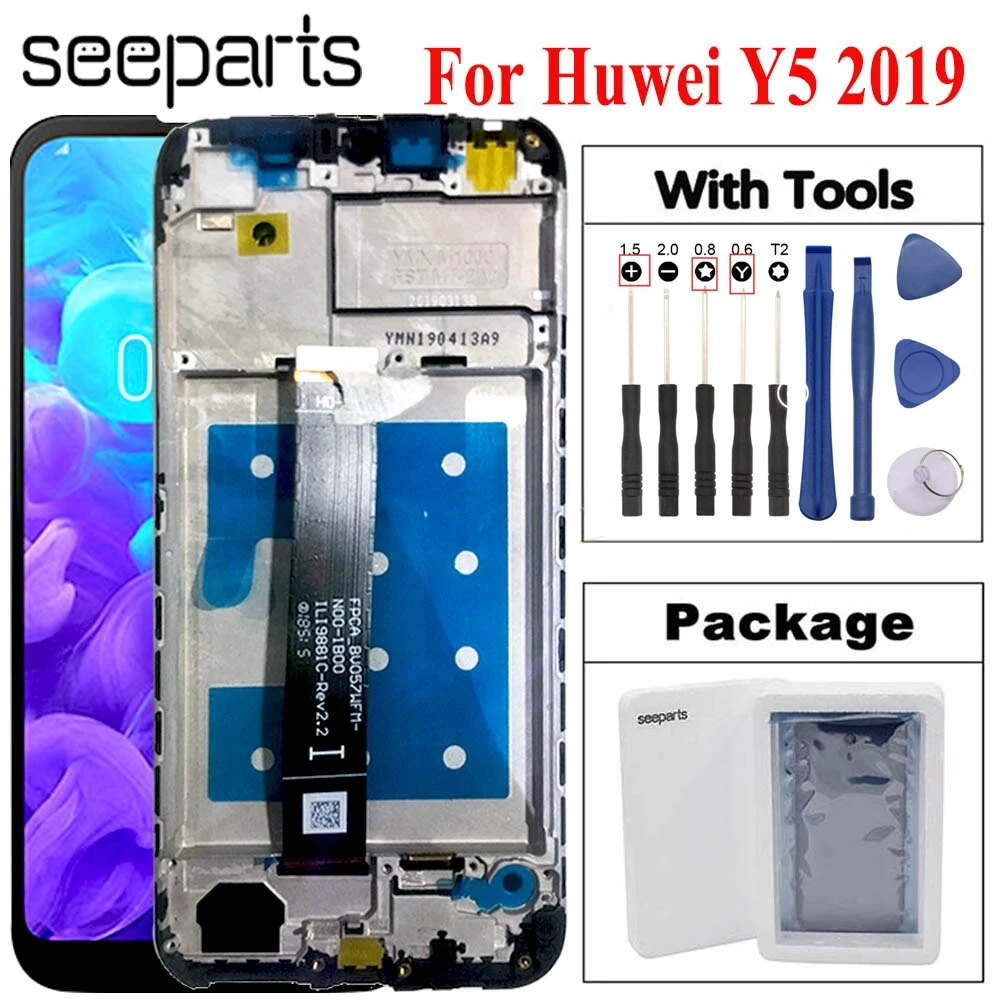 

Tested Well For Huawei Y5 2019 LCD Display Touch Screen With Frame For Honor 8S LCD Screen Y5 2019 Display AMN-LX9 LX1 LX2 LX3