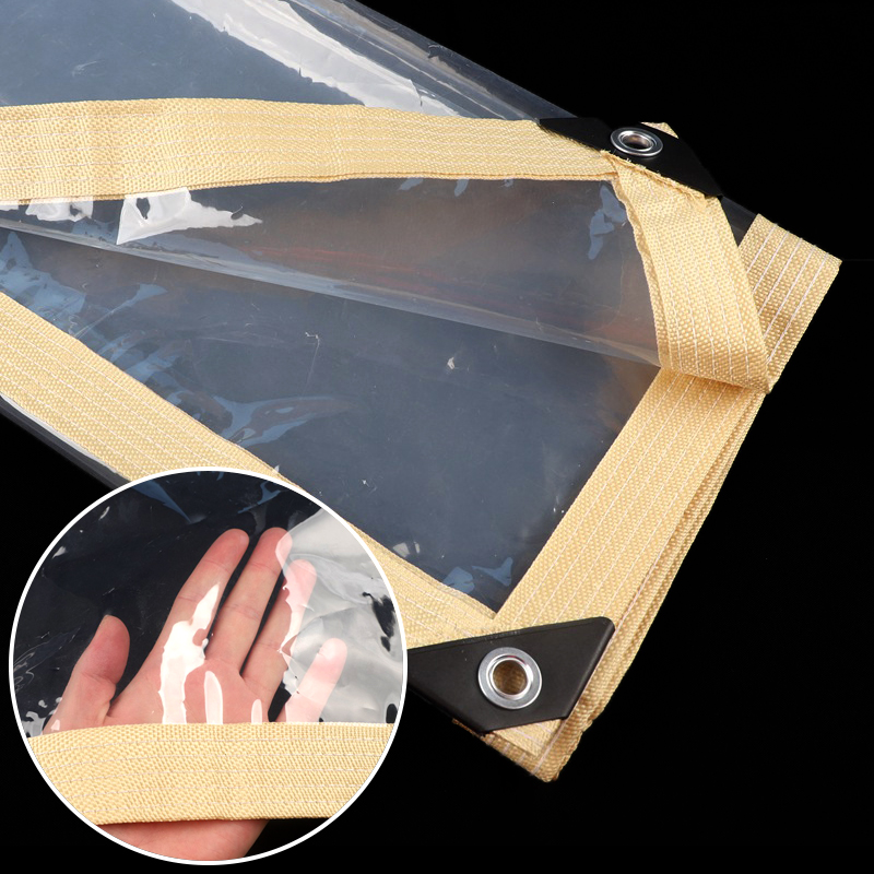 New Rainproof Film Outdoor Transparent Tarpaulin Waterproof Cloth Succulent Plant Shed Cover Gazebo Raincover Pergolas Canopy