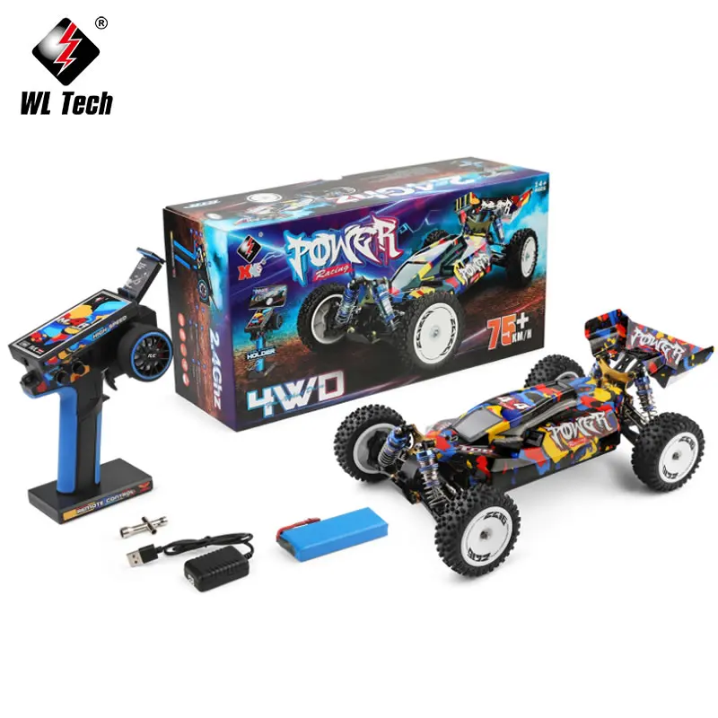 Voiture RC 1/24 WL124007 V8 4WD 2.4GHz Tout Terrain