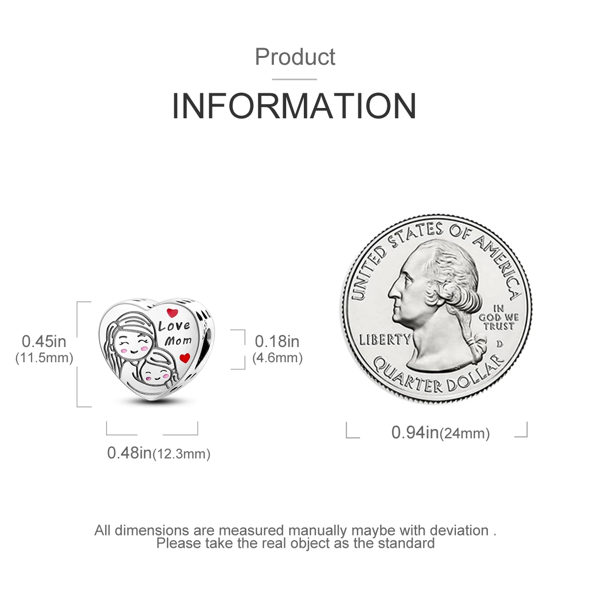 925er-Sterlingsilber, Liebesform, Mutter-Tochter-Anhänger, Armband-Charms, passend für Schmuck, Party-Perlen, DIY, feines Geschenk-Zubehör – Detail 29