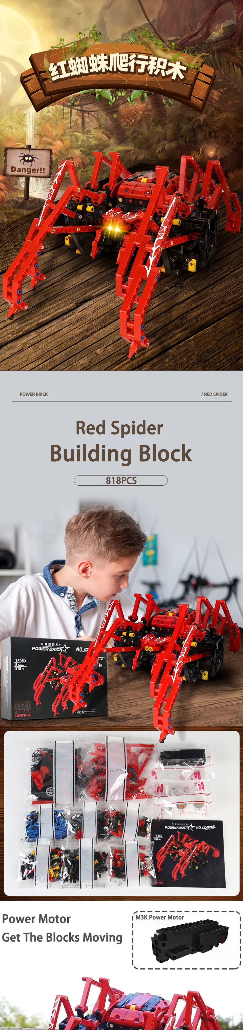 Building Blocks Creative Expert Motorizado Modelo de