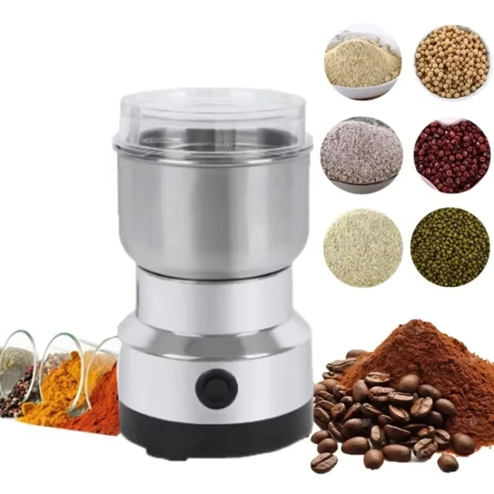Electric Coffee Bean Grinding Tool Multipurpose Stainless Steel Milling Machine for Seeds Spices Herbs Nuts Coffee Grinder 2025 1