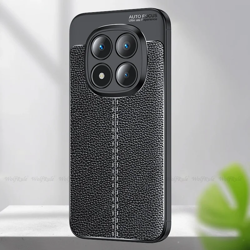 Premium Shockproof TPU Soft Leather Phone Bumper Back Armor Case Cover - New Durable Design