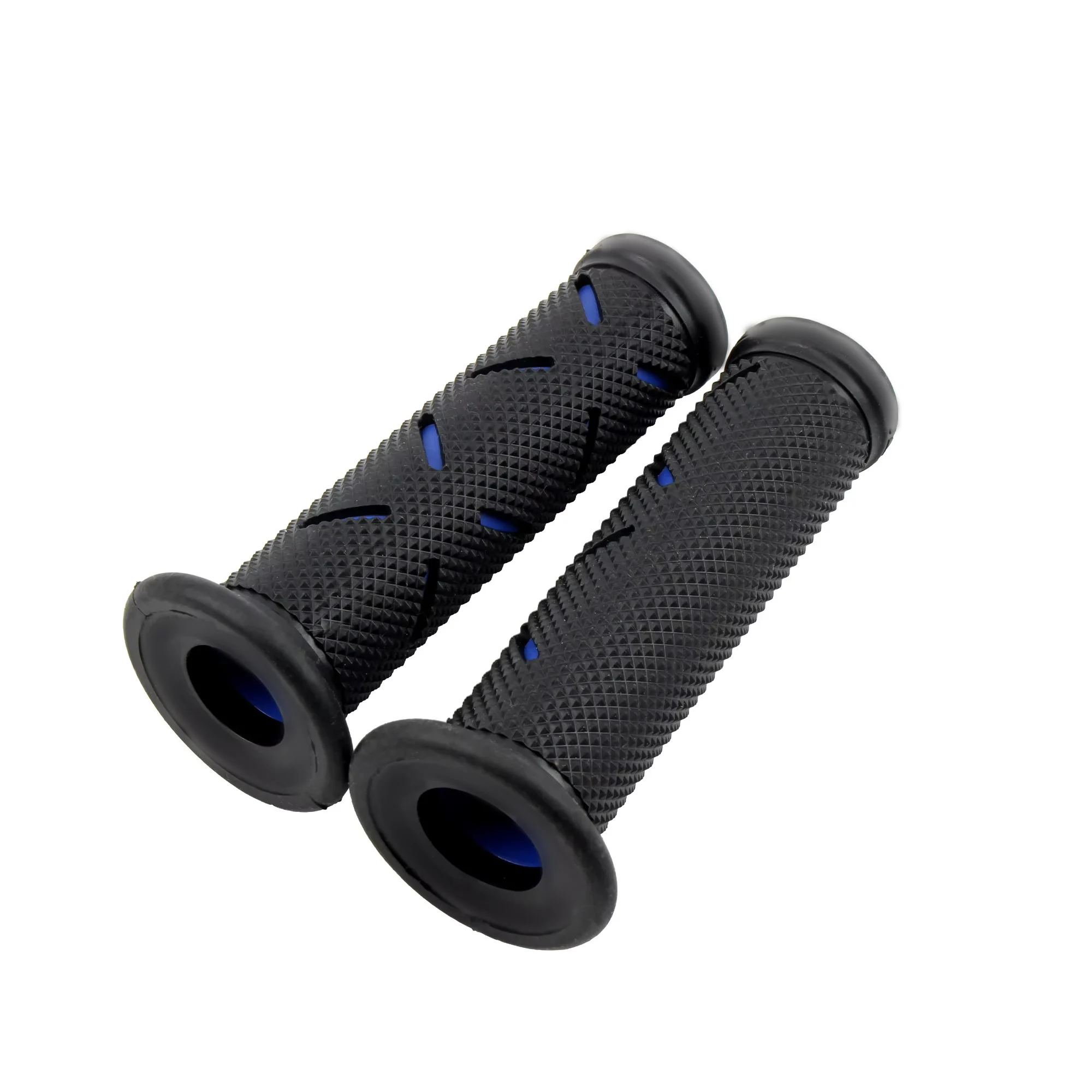Premium 22mm Anti-Slip Motorcycle Handlebar Grips - Durable Rubber Construction for Enhanced Comfort and Control