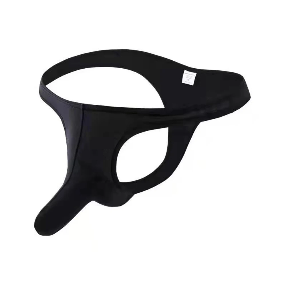 

Sexy G-string Men Sexy Pensi Sleeve Underwear Bulge Pouch Underpants Male See Through Low Waist Panties T-back Thongs Solid