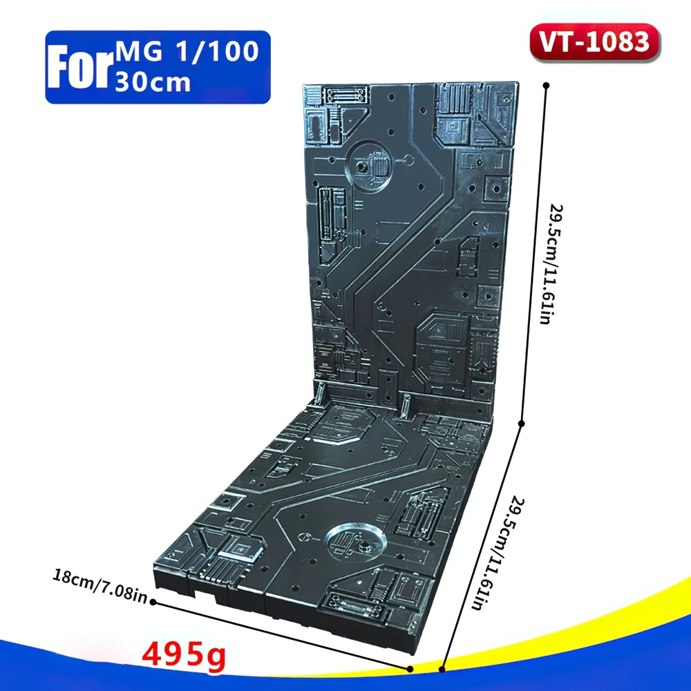 For Gundam 144 100 Model Display Base LED Hanger 6" 1/12 Action Figure Storage Universal Garage Scene Hobby System PG/MG/HG/RG