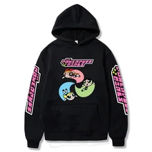 

The P-Powerpuffs Girls Printed Men/women Hoodie Long Sleeve Pullover Plus Size Hoodies