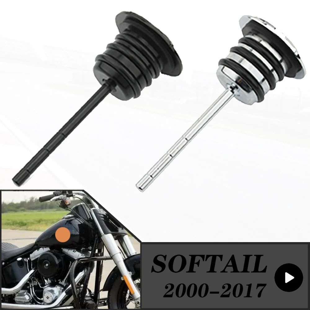 

Классический Тонкий Алюминиевый Масляный щуп для мотоцикла Harley Davidson Softail Series 2000-2017 Blackline Deluxe Fat Boy Heritage CNC