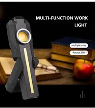 

Rechargeable LED+COB Work Light Portable Magnetic Folding USB Charging Handheld Flashlight Dropshipping