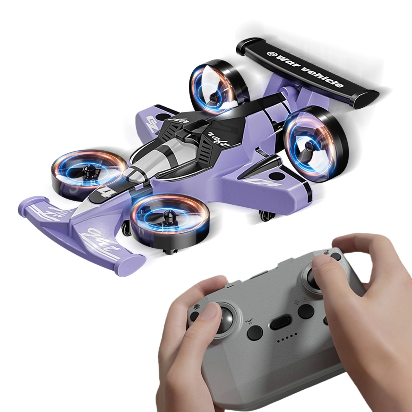 육지 공중 RC 쿼드콥터 & 드리프트 자동차 360도 회전 & 헤드리스 모드 2.4..