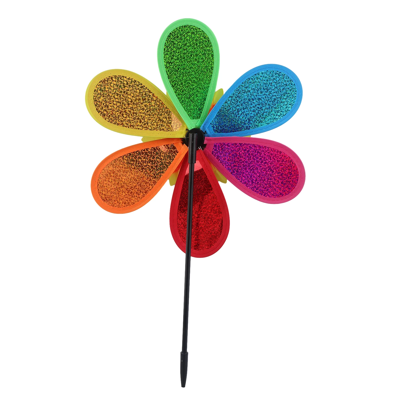

2021 High Quality Sunflower Windmill Wind Spinner Garden Outdoor Plastic Sequined Tent Beautiful Bright Colors