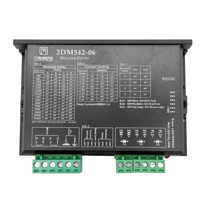 

Двухфазный шаговый двигатель DM542 -06, 20-50 В переменного тока, 1,0-а, а, DM542C, двухфазный цифровой шаговый двигатель