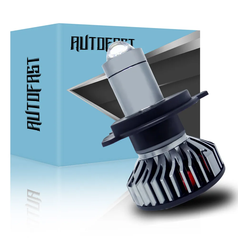 

Motorcycle H4 LED Headlight Bulb 360° Lighting 300% Super Brighter H4 High Low Beam Bulb 0.01-second Instant Start Waterproof