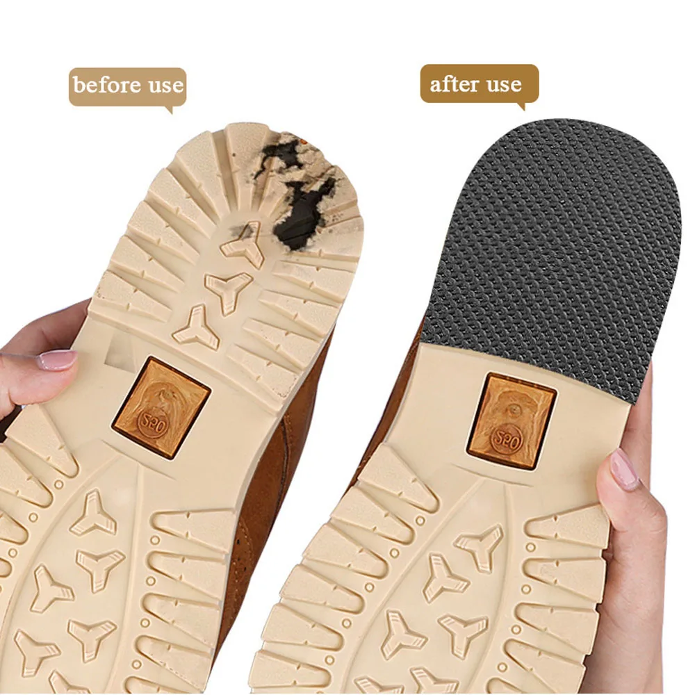 Anti-Slip Sole Stickers Self-Adhesive Repair Outsole Men Women Shoes Anti-Wear Sole High Heel Sticker Sole Protector Shoe Pads