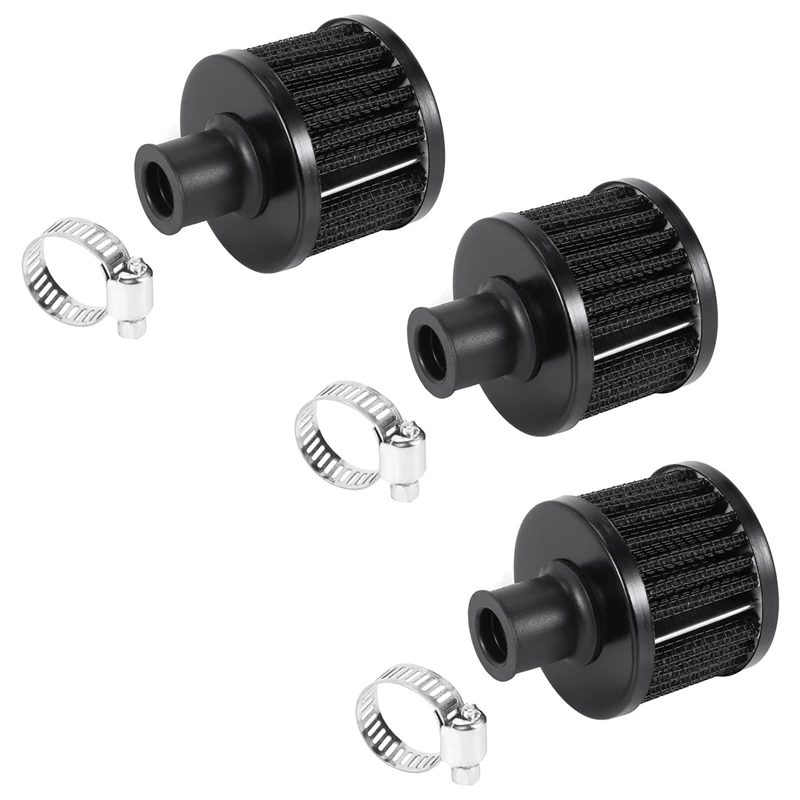 

3x13 мм масляный мини-Дыхательный Фильтр холодного воздуха топливный картер двигателя для автомобиля Цвет: серебристый