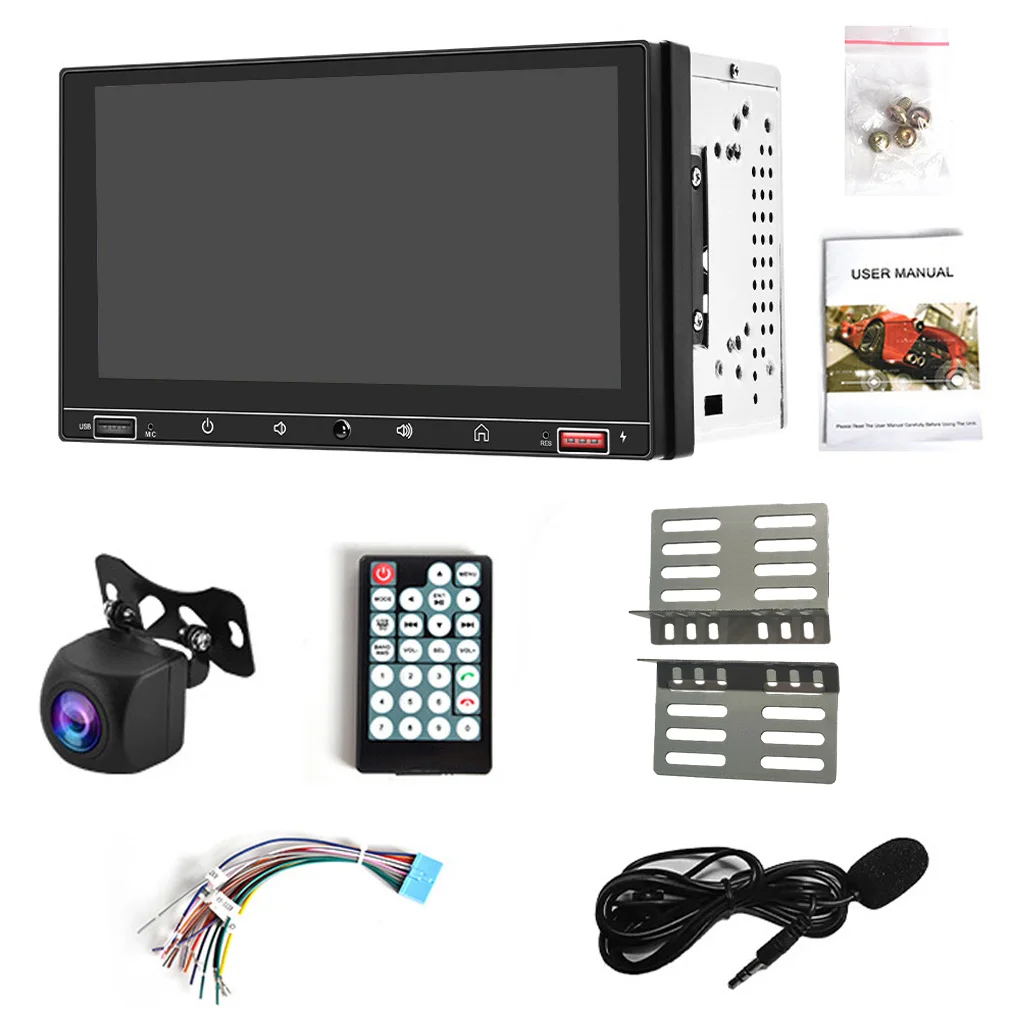 

Double Din Vehicles Dashboard MP5 Player Touch Screen Memory Card Radio