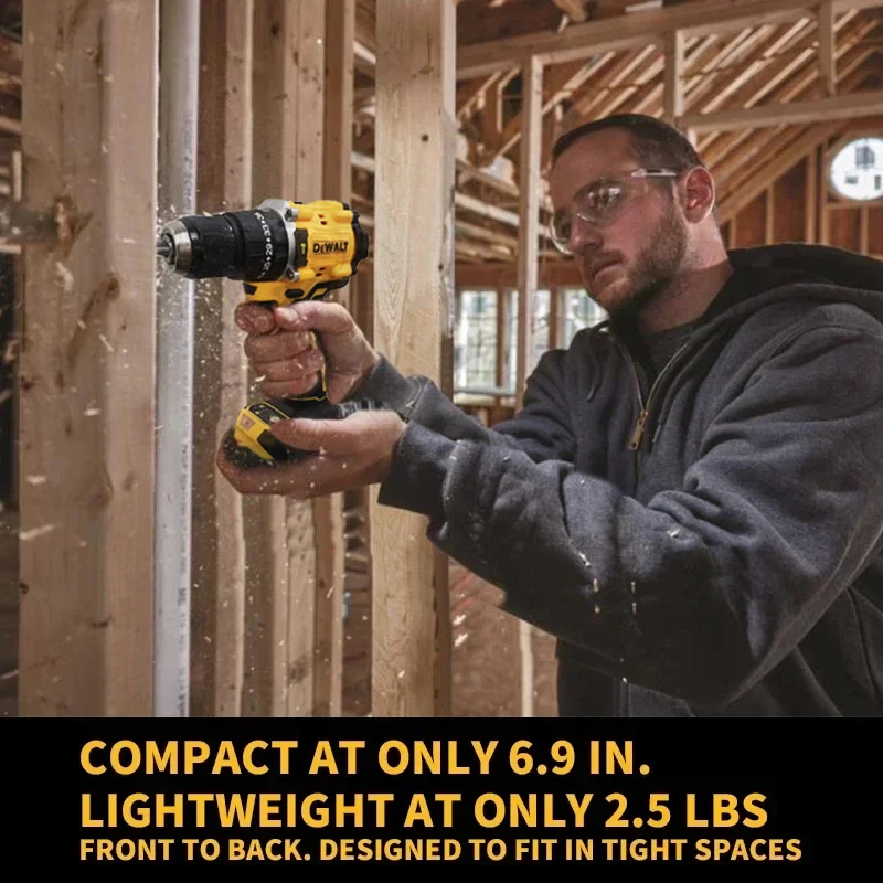 Dewalt DCD800 1650RPM 3/8 Inch Cordless Drill Brushless Electric Screwdriver Lithium Electric Tool For Dewalt 20V Battery 5