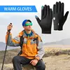 Outdoor Cycling Gloves, Bicycles For Warmth And Anti Slip In Autumn And Winter Touchscreen Snow Gloves For Driving Hiking 5