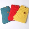 Fashion Straight Stretch Denim Pants Solid New Men's Slim Jeans Solid Yellow Red Green Blue Business Casual Classic Trousers 1