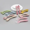 4/5/6 PCS Baby Bibs Cartoon Sucker Bowl Plate Cup Spoon Fork utensilios Sets BPA Free Children's tableware Dishes baby stuff 4