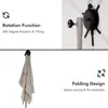 6x4 FT Balcony Umbrella, 360° Roating Rectangular Tilt Parasol UV 50+ Powder-coated Steel Pole Outdoor Umbrella for 3