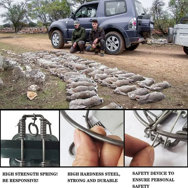 Frissített Rágcsáló -Visszautasító Vakondrekoll Egér Csapda Patkány Ketrec Patkánycsapda Csapdák A Róka Csapdájához Egerek - Image 3