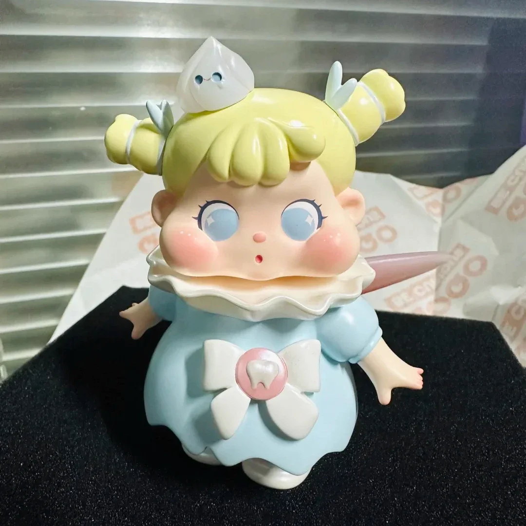 Qoqo-建物の妖精のフィギュア,レストランのないおもちゃ,幸せな女の子