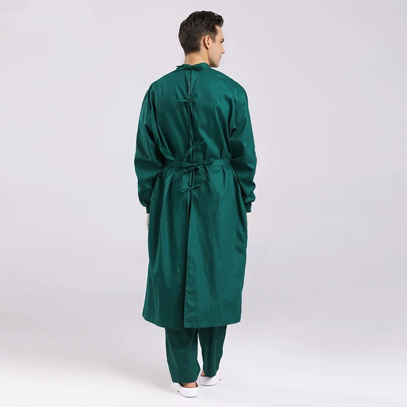 Operating room work uniform half package full package men's surgical gown long sleeved Surgeons wear isolation clothing thin