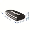 Gate Remote Control 433.92MHz Rolling Code Garage Door Opener Hand Transmitter Keychain 3