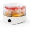 Food Dehydrator,  for Food & Jerky, 280W Meat Dehydrator Machine for Dehydrated Foods w/ 5 Drying Racks White 1