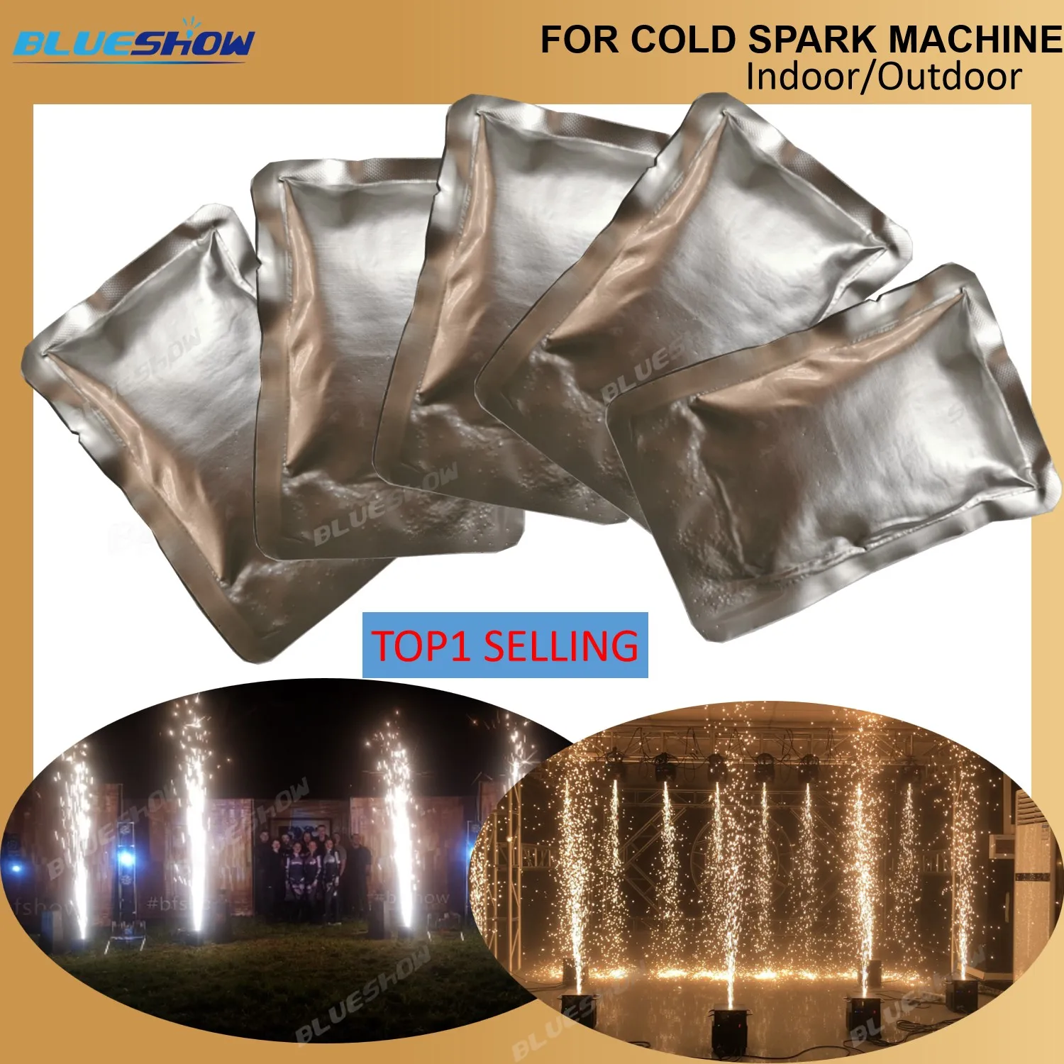 1030 bags Ti Powder Cold Spark Machine Wedding stage Cold Sparkle