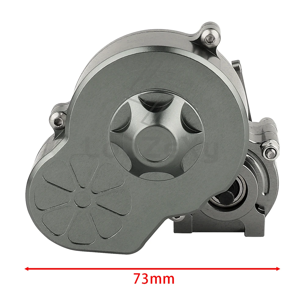 Metal Transmission Cutoff Gearbox with Gears Set For Axial SCX10 AX10 Wraith 1/10 RC Crawler Car Truck Upgrade Parts