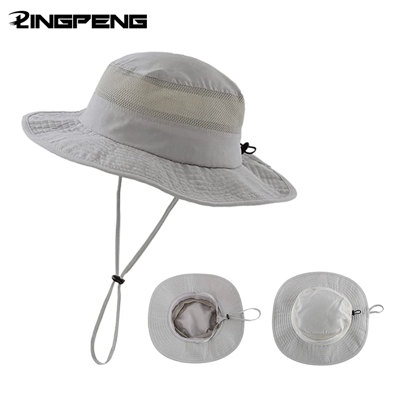 Breathable-Wide-Brim-Boonie-Hat-UPF-50-Outdoor-UV-Protection-Sun-Hat ...