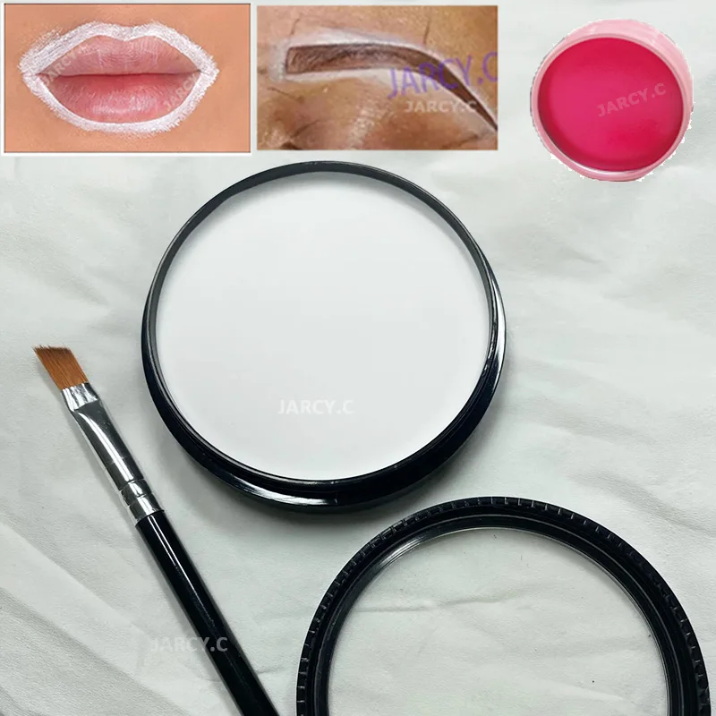 

Microblading Tattoo Brow Paste Highly Pigmented White Mapping Paste Eyebrow Skin Paste Permanent Makeup Mapping Tattoo Accessory