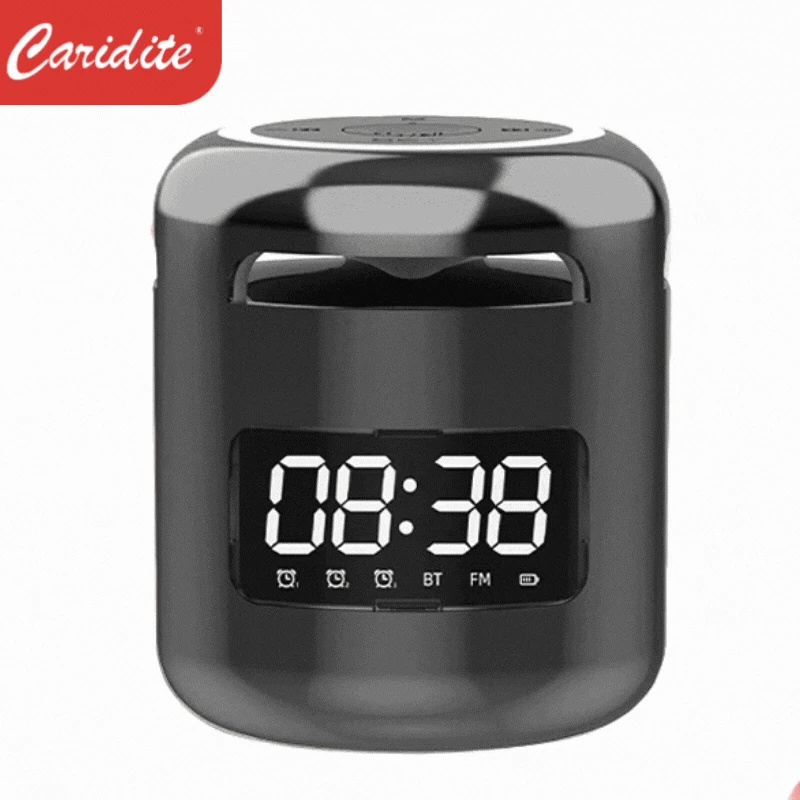 Bluetooth звуковые часы маленькая аудиокарта ночного освещения FM динамик