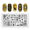 1 Pcs Template Nail Art Stamping Plates Manicure Nail Stamp Plate Image Painting DIY Nail Decal 5