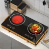 4400W Electric Cooktop 220V Double Burner Electric Ceramic Stove Household Cooker Infrared Ceramic Cooktop Multi-Head Stove 6