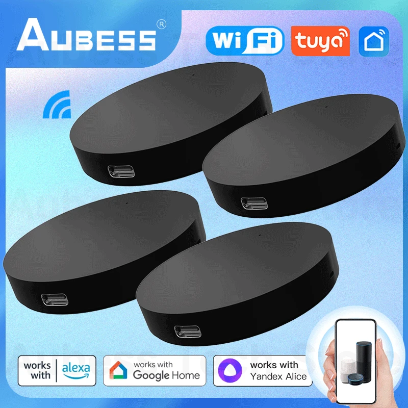Aubess Tuya Wifi Ir Remote Control For Air Conditioner Tv, Smart Home Universal Remote