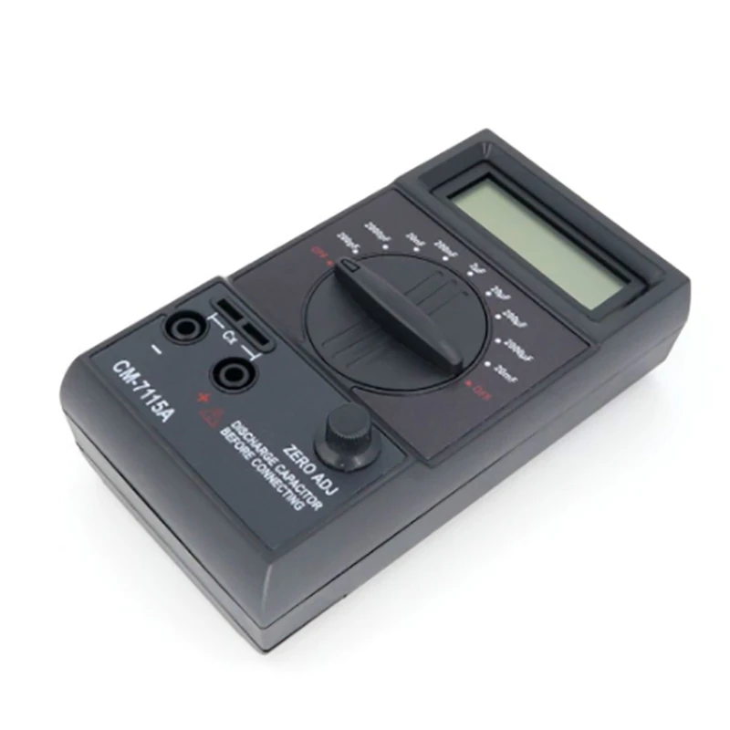 CM7115A Capacitance Meter Digital Multimeter LCD Display Measurement Tool ,Dual Slope Integrated A/D Converter System 3