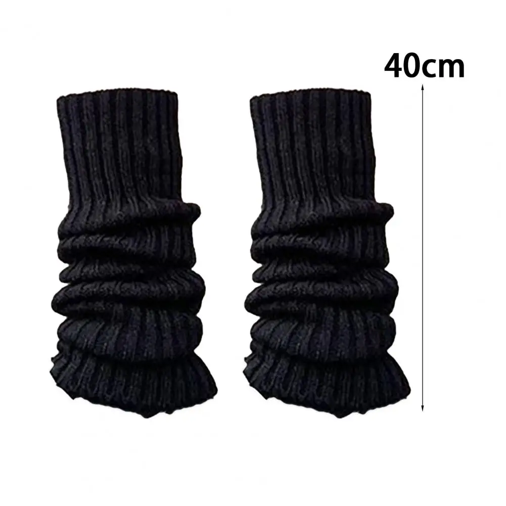 Description Picture 2 of itemWoman Leg Warmers Winter Long Socks Calf Covers Knitted Anti-slip Leg Warmers for Wear Sports Outing Jk Lolita
