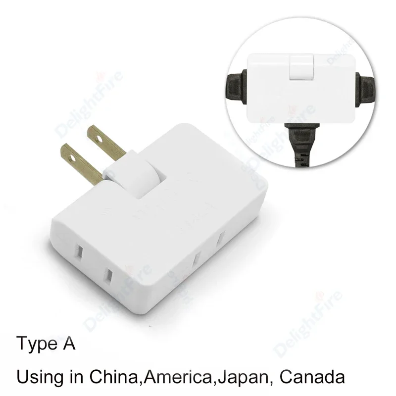 Adaptador de enchufe para viajes EEUU, Japón, México, Canadá (5