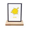 Hebrew Color Flashcards Kids Preschool Montessori Baby Learn Hebrew Word Card Cognition Memory Educational Toy Game for Children 5
