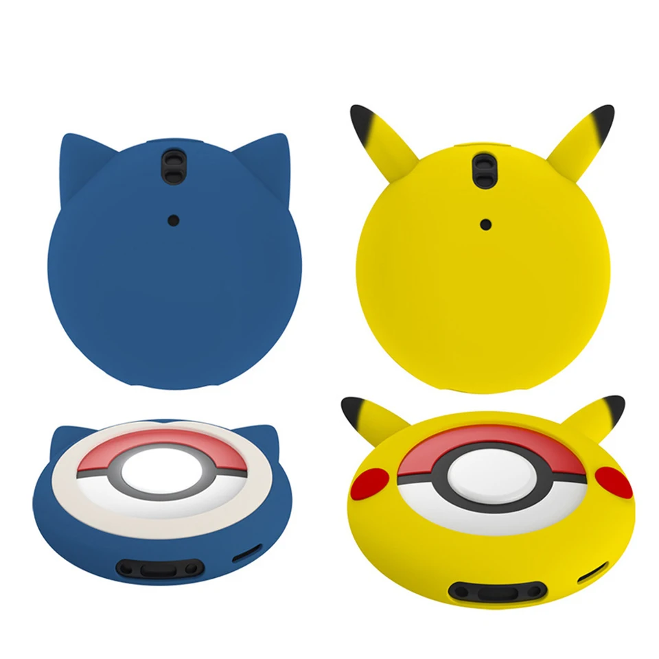 透明シリコン保護ケース,ストラップ付き,ポケモン,go plus,クリスタル