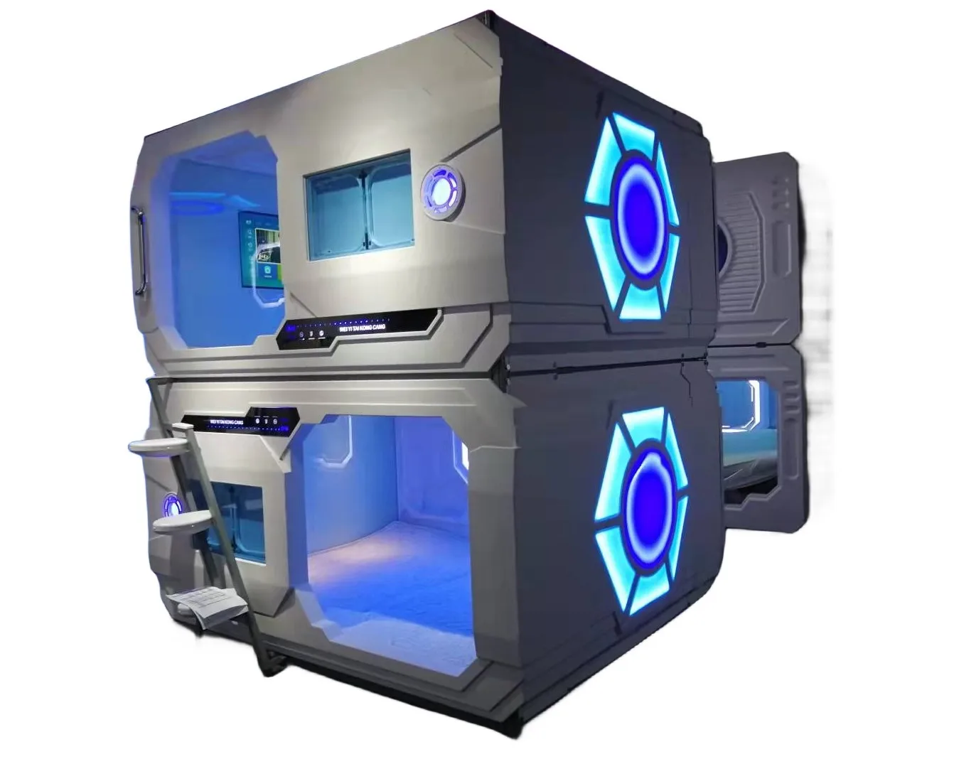 Japanese ABS Modern Luxury Hotel Furniture Size Bedroom Memory Foam Bed Mattress In A Box Kid Pods Capsule Bed Bedroom