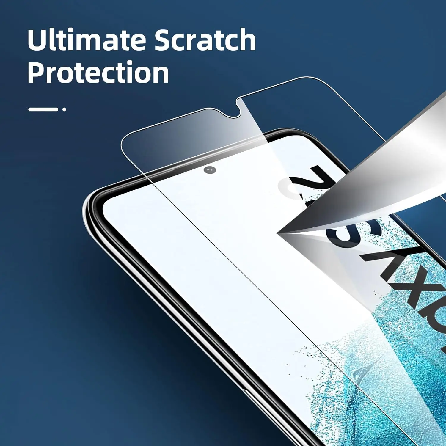Premium Tempered Glass Fingerprint Unlock Screen Protector Film - 1/4 Pack