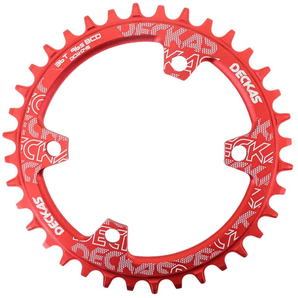DECKAS Coroa BCD 96 Asymmetrical 36T 34T Narrow Wide 96BCD Bike Chainring 36 34 Teeth Bicycle Chain Ring for Shimano M9000 M5100 bike chainring