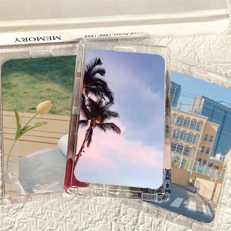 

Fashionable Photo Card Holder Photo Display Holder Card Protective Case Butterfly Key Chain Card Case Decorative Idol Card Case
