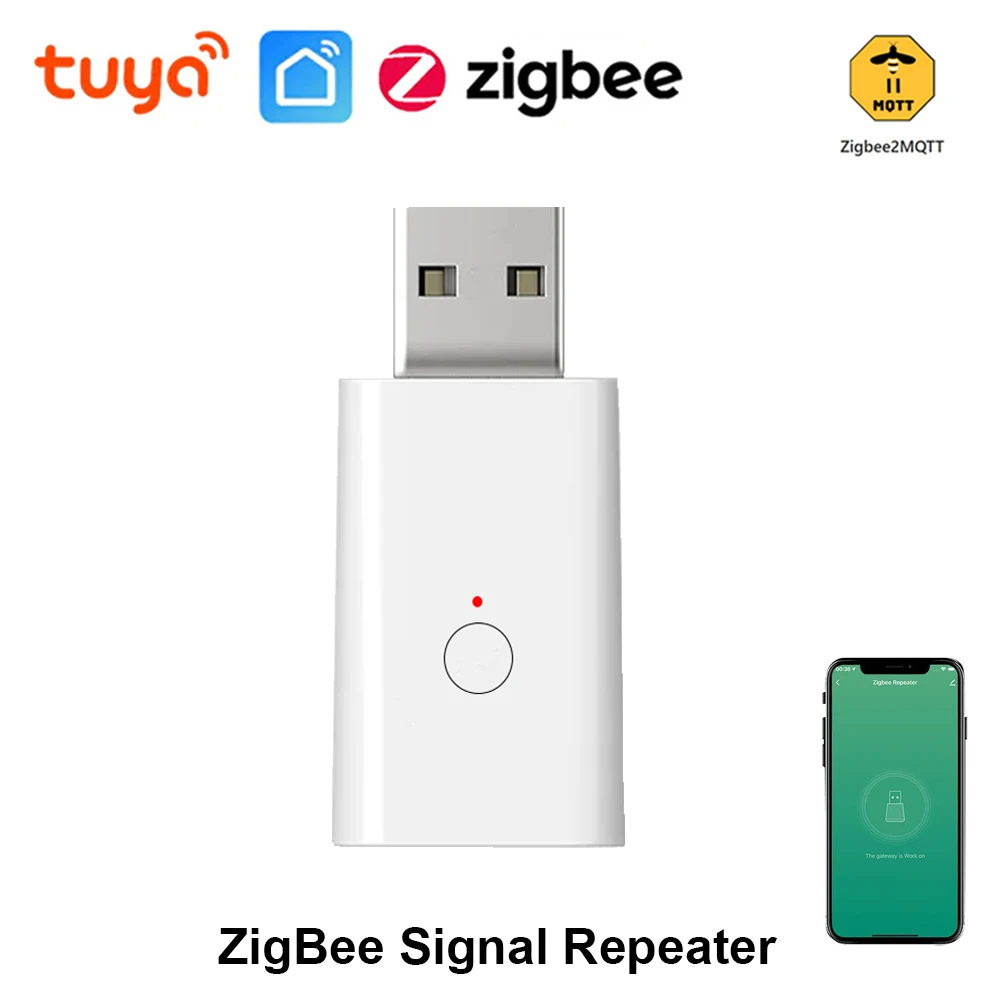 Tuya ZigBee Signal Repeater USB Signal Amplifier Extender ZigBee Gateway Smart Home Devices Smart Automation For Life APP